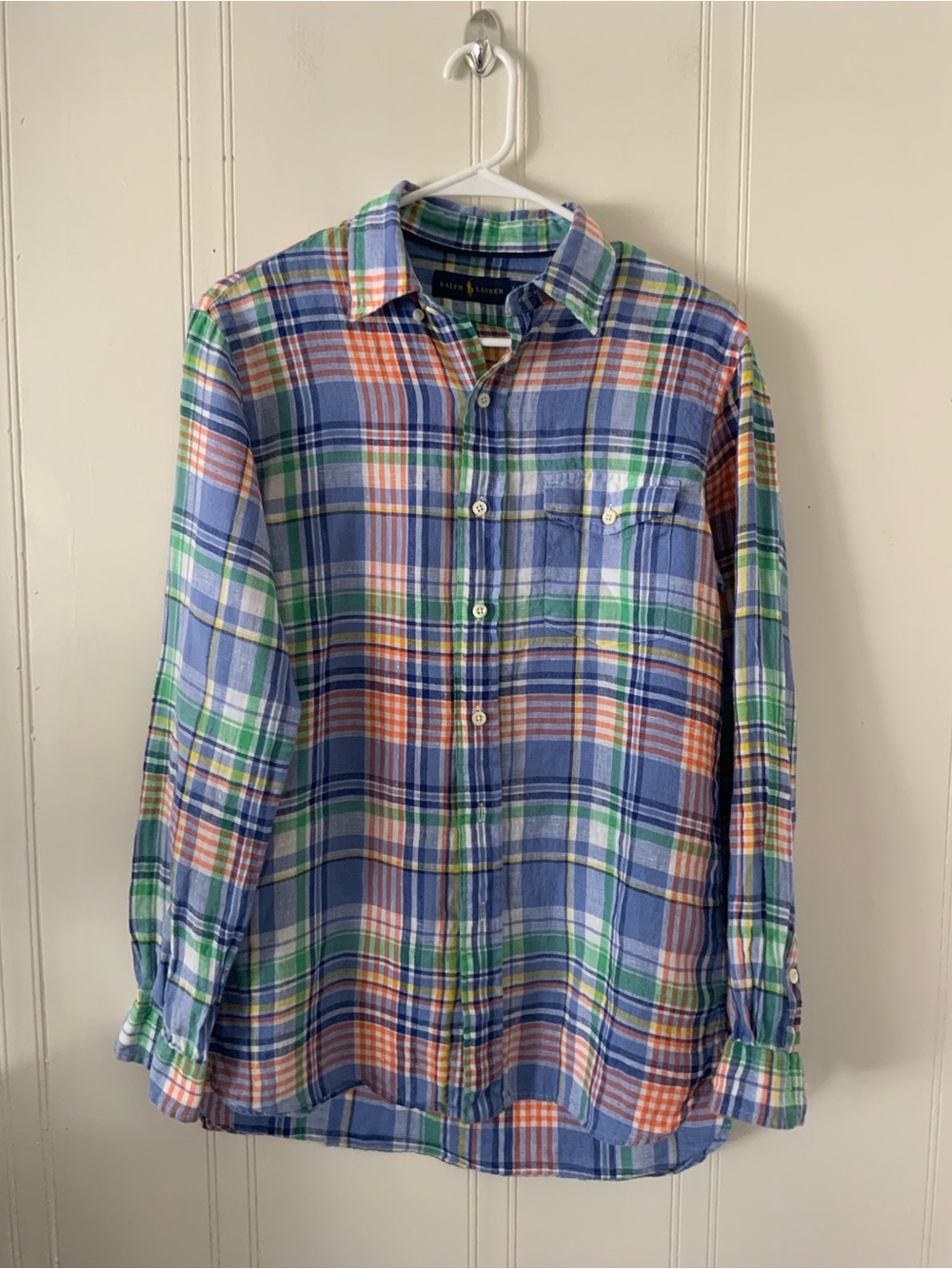 Ralph Lauren Multicolor Plaid Cotton Button-Down Shirt